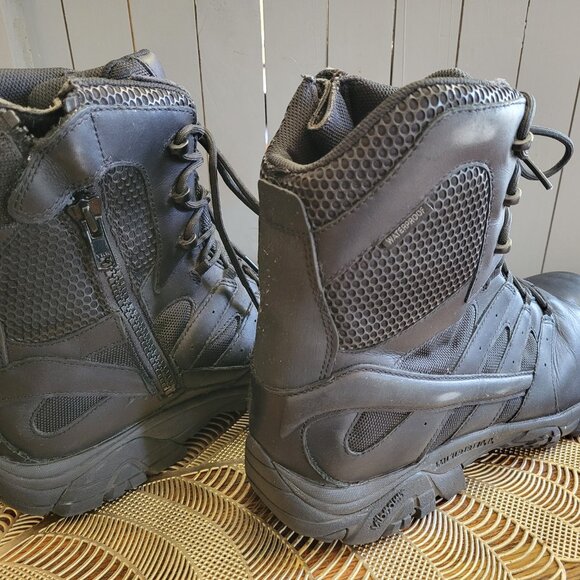 Merrell Moab 2 Response 8" Size 13- WP Tactical Boot w/zipper Blk - Picture 4 of 7